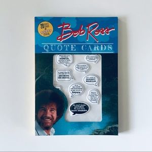 NEW Bob Ross Quote Cards + Puffy Stickers Postcards